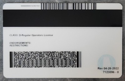 Alabama Authentic Dirvers Licence