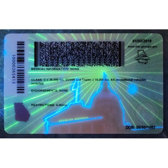 Georgia Authentic IDs Georgia Authentic IDs