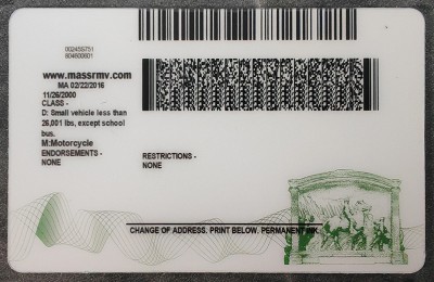 Massachusetts Authentic IDs