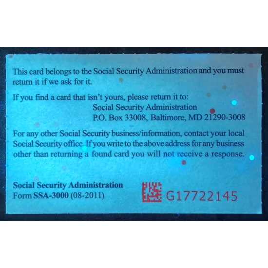 SSN Card SSN Card