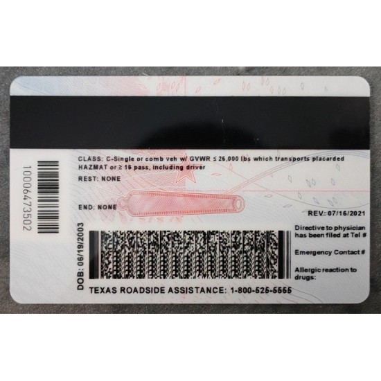 Texas Authentic Dirvers Licence Texas Authentic Dirvers Licence