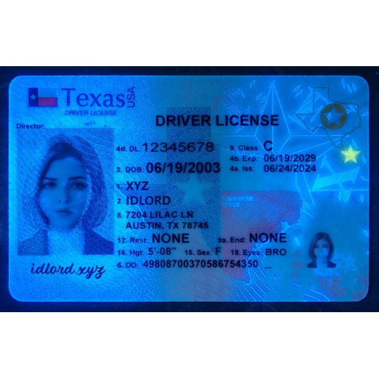 Texas Authentic Dirvers Licence Texas Authentic Dirvers Licence