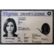 Virginia Authentic id front side Virginia Authentic id front side