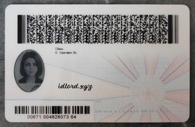Virginia Authentic Dirvers Licence