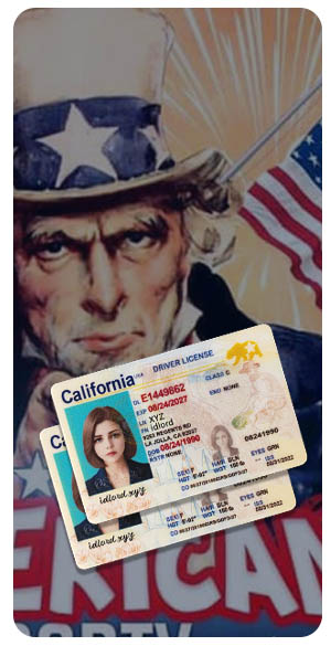 US authentic id series, US authentic driver's license